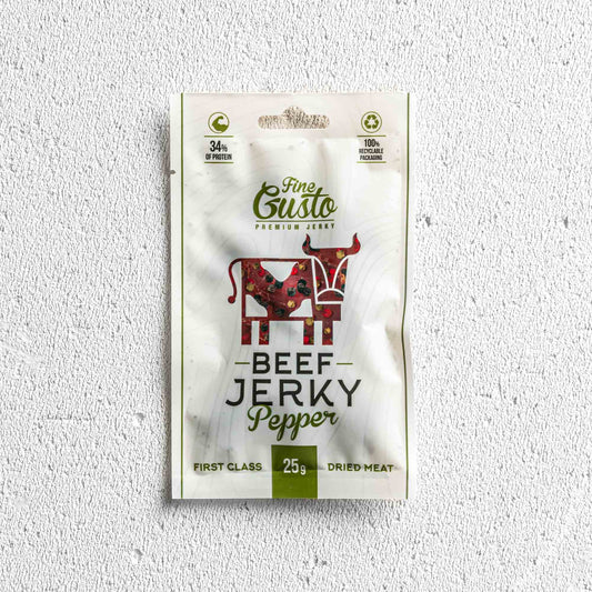 Storpack (10-pack) Fine Gusto Beef Jerky Pepper