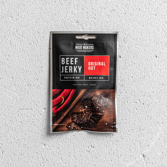 The Meat Makers Beef Jerky Original Hot